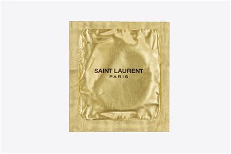 Saint Laurent Is Selling Its Own Luxe Condoms: See Them Here.